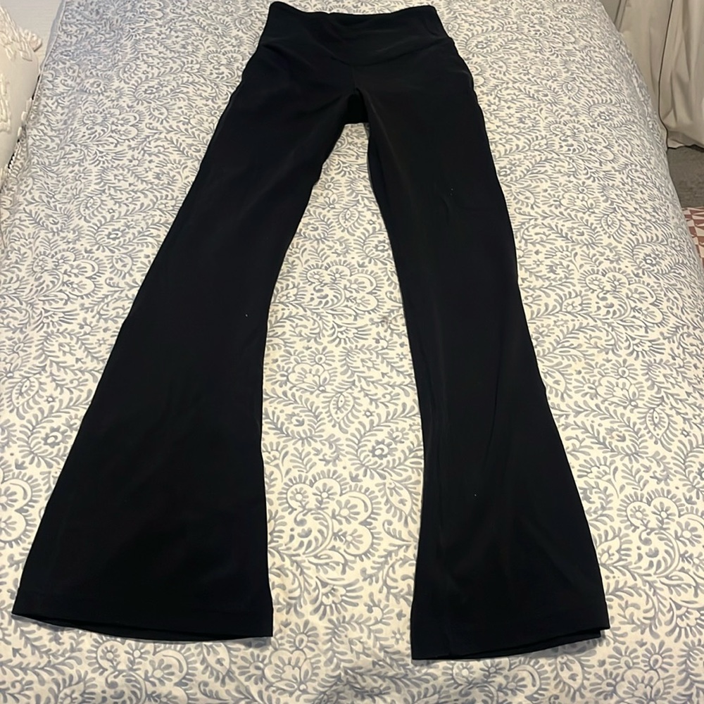 Lululemon Black Flare Leggings, excellent shape, size 4